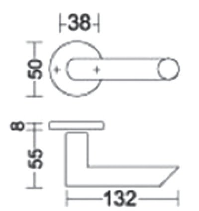 Hollow Lever Handle MTL-927