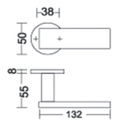 Hollow Lever Handle MTL-928