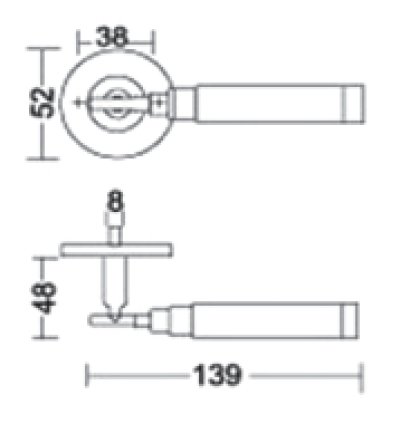 Hollow Lever Handle MTL-930