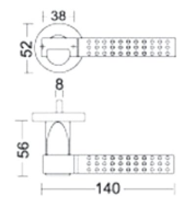 Hollow Lever Handle MTL-932