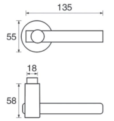 Hollow Lever Handle MTL-933