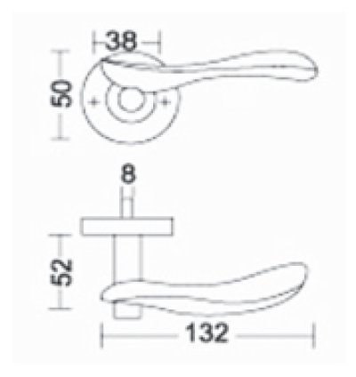 Hollow Lever Handle MTL-934