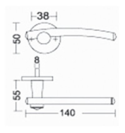 Hollow Lever Handle MTL-936