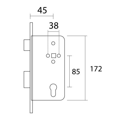 Mortise Lock MM-002