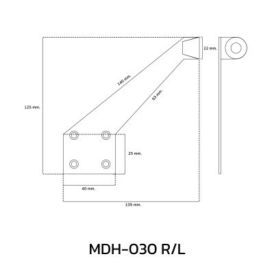 Door Stopper MDH-030 R/L