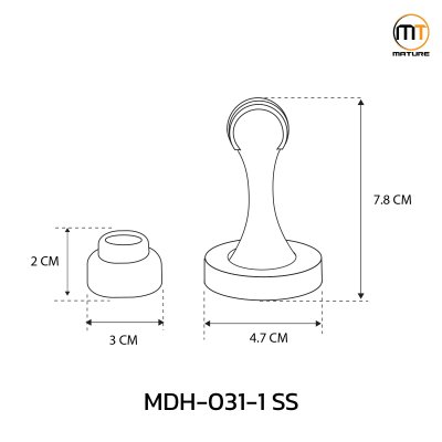 Door Stopper MDH-031-1 SS