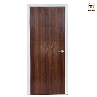 uPVC Door IUP-002 สี Dark Teak