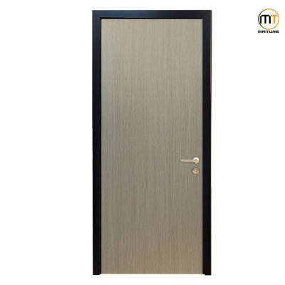 WPC-001 WPC Vacuum Door สี Ligth teak