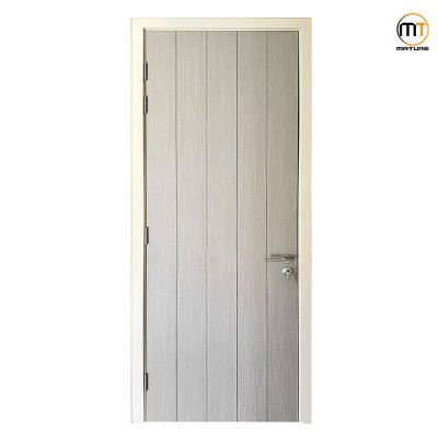 WPC-006 WPC Vacuum Door สี Ligth teak