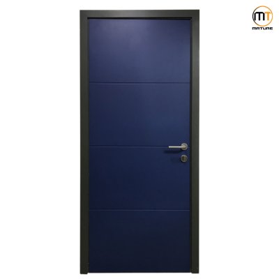 WPC Painting Door สี Deep Blue Sea