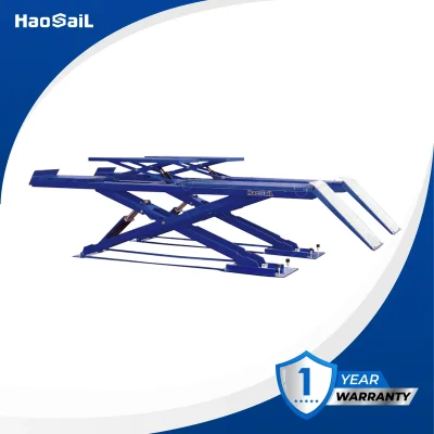 In-ground big scissor lift