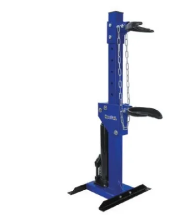 Hydraulic shock spring compressor