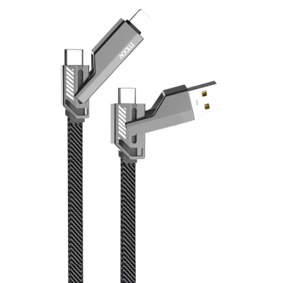 Moov CB02 สายชาร์จมือถือ ชาร์จเร็ว 4 in 1 USB/ Type C/ L Cable