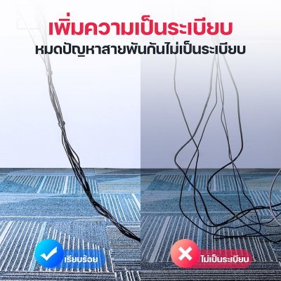Moov CM03 ที่เก็บสายไฟ ที่เก็บสายชาร์จ สายรัดตีนตุ๊กแก Moov CM03 ที่เก็บสายไฟ ที่เก็บสายชาร์จ สายรัดตีนตุ๊กแก