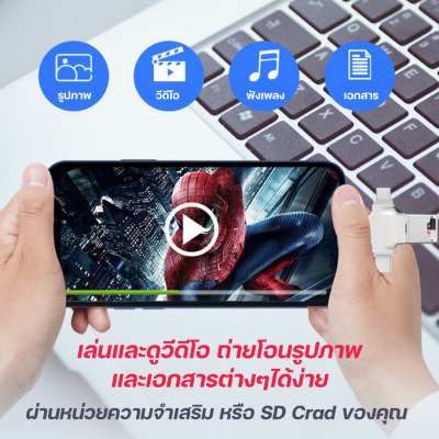 Moov CR02 4 in 1 Card Reader OTG USB 3.0 เครื่องอ่านการ์ด