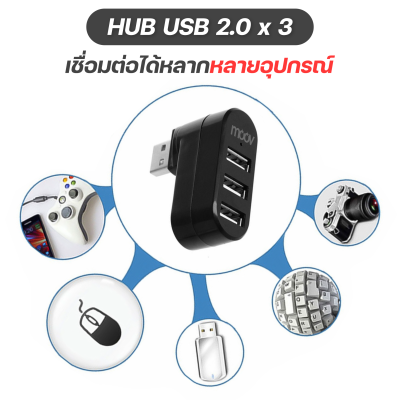 Moov HUB02 2 in 1 USB & Type C Hub ฮับ 4 พอร์ต