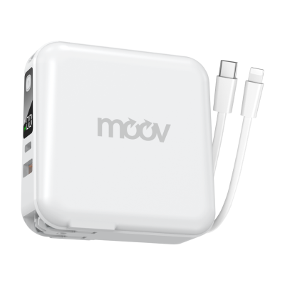 Moov PB01 (W1501) พาวเวอร์แบงค์ 15000mAh Built-in POWER BANK