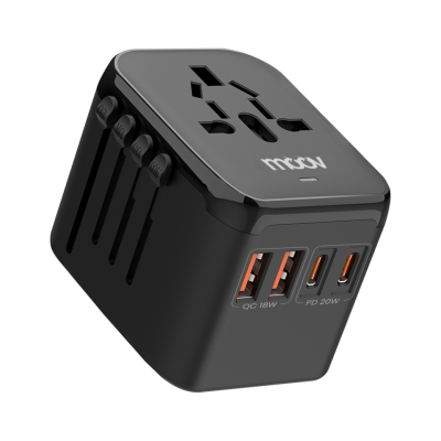 Moov TA02 หัวแปลงปลั๊กไฟ Universal Travel Adapter