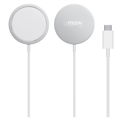 Moov WC01 แท่นชาร์จไร้สาย 10W แบบแม่เหล็กชาร์จไร้สาย Moov WC01 แท่นชาร์จไร้สาย 10W แบบแม่เหล็กชาร์จไร้สาย