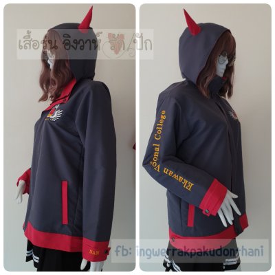 เสื้อรุ่น Basic เทาเข้ม-แดง เสื้อรุ่น Basic เทาเข้ม-แดง