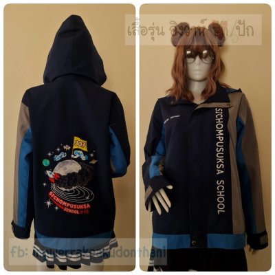 เสื้อรุ่น Custom3สี กรม-เทากลาง-ฟ้าเข้ม ผ่าหน้าซ้าย