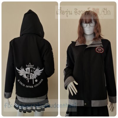เสื้อรุ่น Basic ดำ-เทากลาง