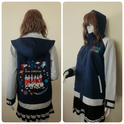 เสื้อรุ่น Standard กรม-เทาขาว แขนสโลป