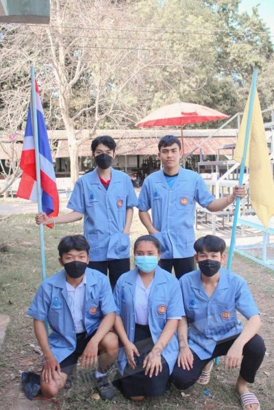 เสื้อช็อป Workshop shirt สีฟ้าอ่อนอมเทา เก็บเอวทรงสวย