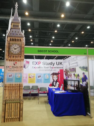 Exhibition at EduLife Expo 2018 with Sidcot School