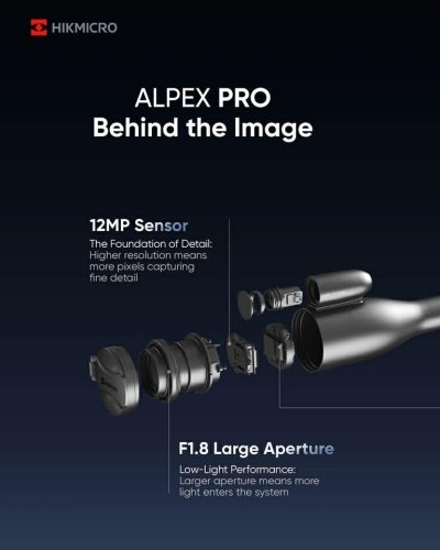 Hikmicro Alpex Pro A50PL Digital Scope Day&Night 12 MP