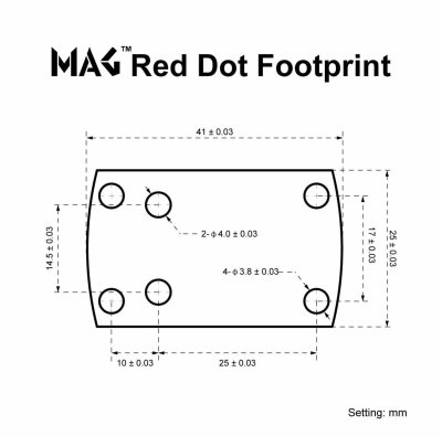 เรดดอทติดปืนVector optics Frenzy-S 1x17x21 GenII Red Dot