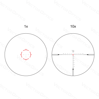 VECTOR OPTICS Continental x10 1-10x28 ED FFP VET-RAR