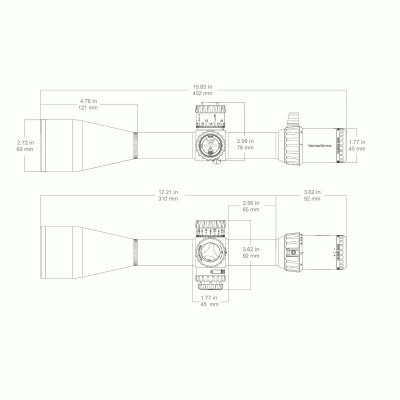 Vector optics New Tauron 5-50x60 ED SFP Rifle Scope