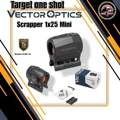 เรดดอทติดปืนลูกซอง Scrapper 1x25 Mini Enclosed Red Dot Sight