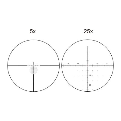 กล้องติดปืน Vector optics Sentinel 5-25x50 HD FFP scope