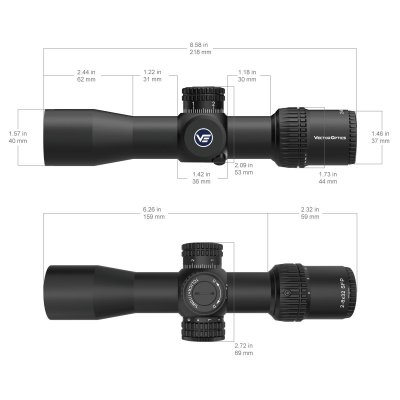 กล้องติดปืน VECTOR OPTICS Veyron 2-8x32IR Compact Scope