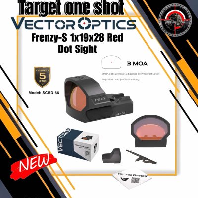 เรดดอทติดปืนvector optics Frenzy-S 1x19x28 Red Dot Sight