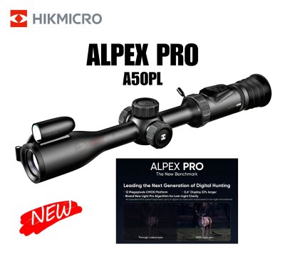 Hikmicro Alpex Pro A50PL Digital Scope Day&Night 12 MP
