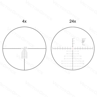 กล้องติดปืนVECTOR OPTICS  Continental x6 4-24x56 MBR FFP