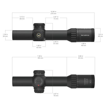 VECTOR OPTICS Continental x10 1-10x28 ED FFP VET-RAR