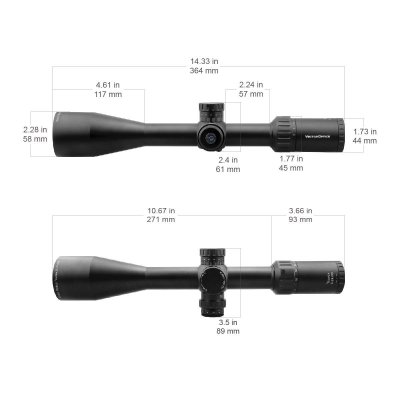 กล้องติดปืน VECTOR OPTICS Tourex 6-24x50 FFP Riflescope