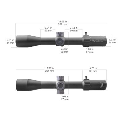 กล้องติดปืน VECTOR OPTICS Marksman 6-24x50 FFP Riflescope