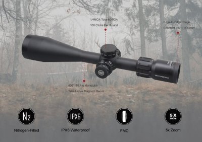 กล้องติดปืน VECTOR OPTICS Paragon 4-20x50 1in Riflescope