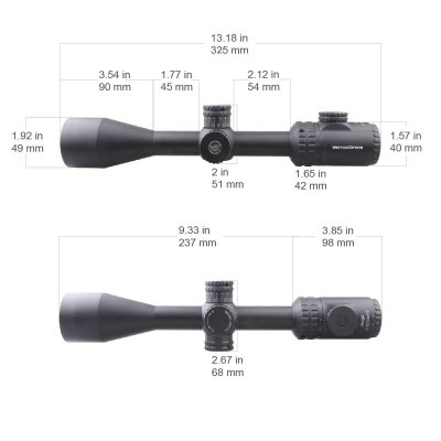 กล้องติดปืน VECTOR OPTICS Hugo 3-12x44GT SFP Riflescope