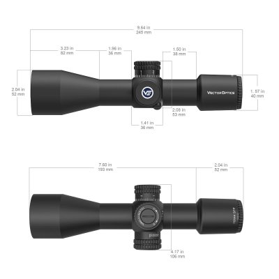 กล้องติดปืน VECTOR OPTICS Veyron 10x44 SFP Compact Scope