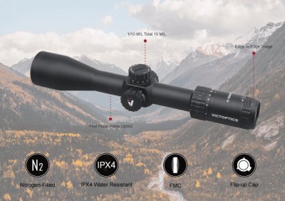 VictOptics S4 4-16x44 First Focal Plane Riflescope