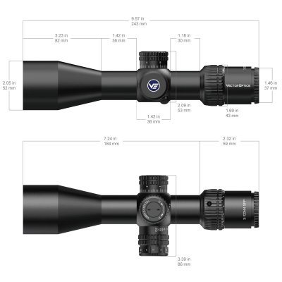 กล้องติดปืน VECTOR OPTICS Veyron 3-12x44IR SFP Compact