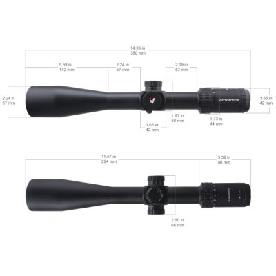 VictOptics S4  6-24x50 First Focal Plane Riflescope