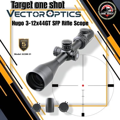 กล้องติดปืน VECTOR OPTICS Hugo 3-12x44GT SFP Riflescope