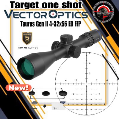 Vector optics Taurus GenII 4-32x56 ED FFP Rifle Scope